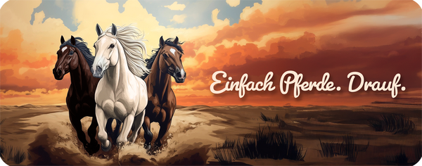 Einfach Pferde. Drauf.